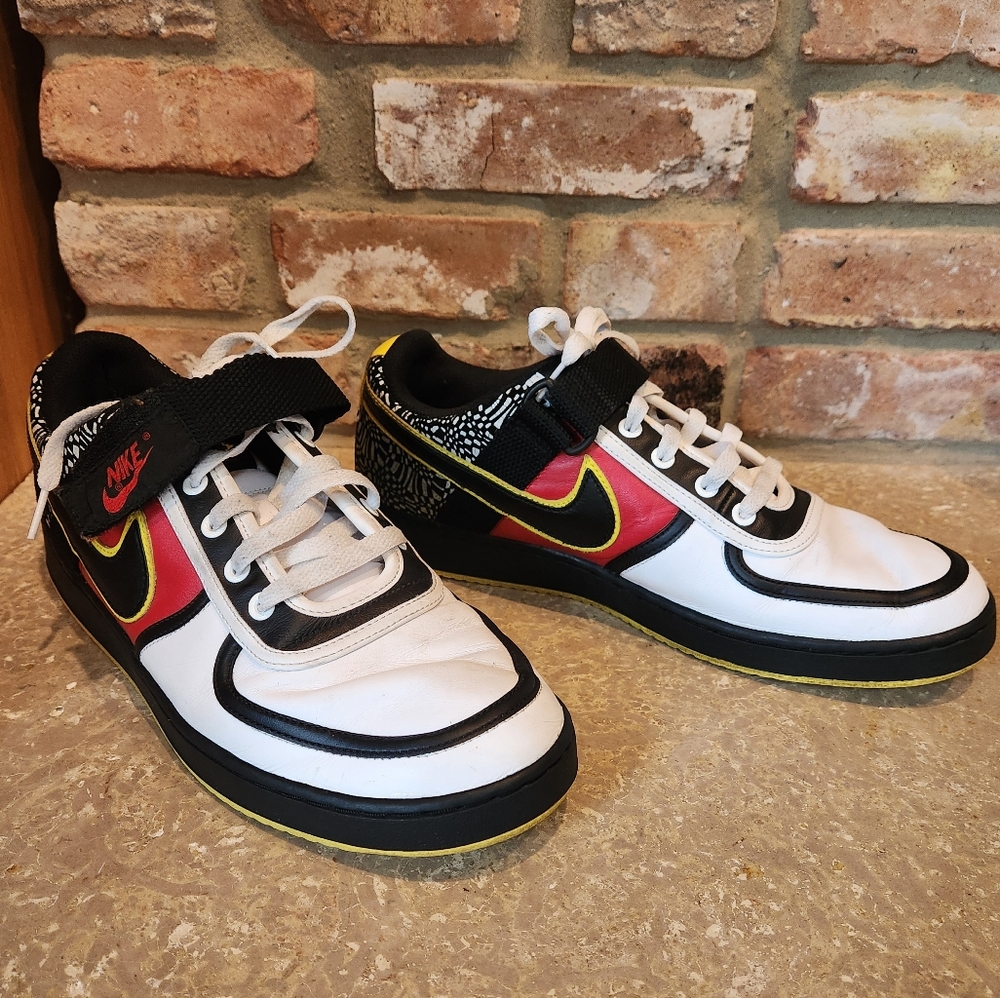Nike Vandal Low Premium White/Red/Black/Yellow Size 12.5 Vintage 2007 RARE!